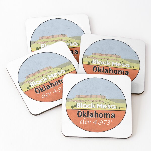 Item preview, Black Mesa Oklahoma - State Highpoint #23 designed and sold by PeakButtons.