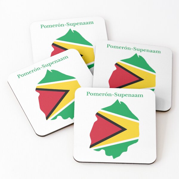 Item preview, Pomeroon-Supenaam Region Map Design, Guyana. designed and sold by marosharaf.