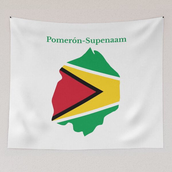 Item preview, Pomeroon-Supenaam Region Map Design, Guyana. designed and sold by marosharaf.