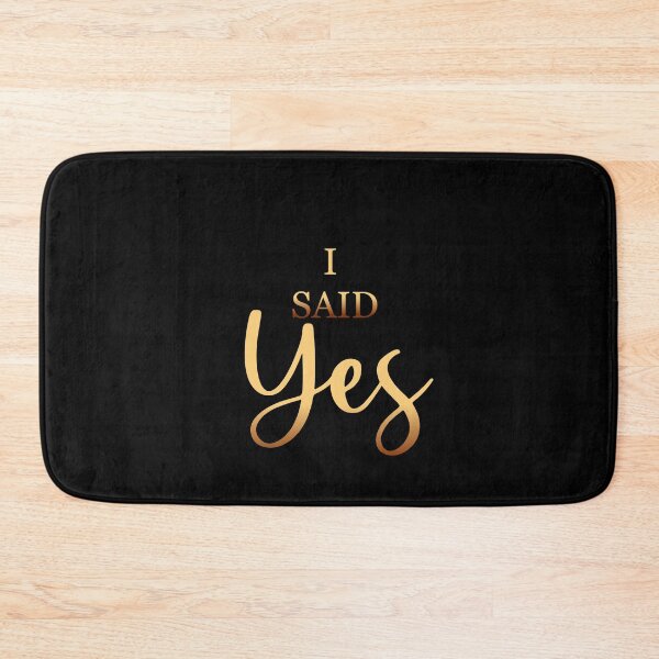 Item preview, I said Yes, Wedding Rehearsal, Bride Crew, Autumn Wedding designed and sold by DiensDesign.