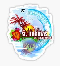 St Thomas USVI Sticker