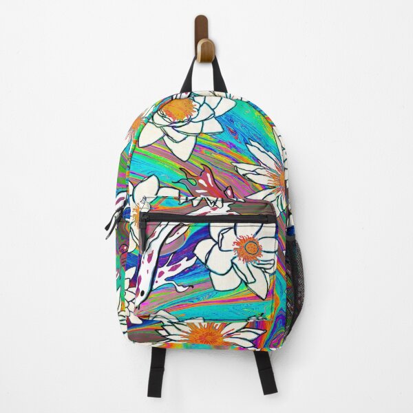 Item preview, Rainbow Devadatta Lotus draw with fish designed and sold by HTS.