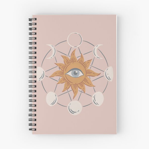 Item preview, Moon Phases with Sun and Evil Eye designed and sold by joannaseiter.