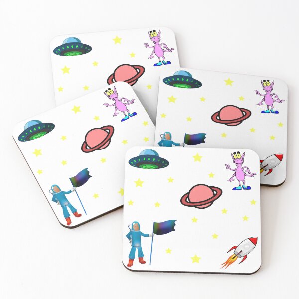 Item preview, Cute Space Themed Sticker Set designed and sold by babyjoonie.