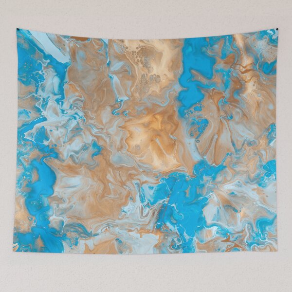 Item preview, Golden Blue Acrylic designed and sold by FreedomUniverse.