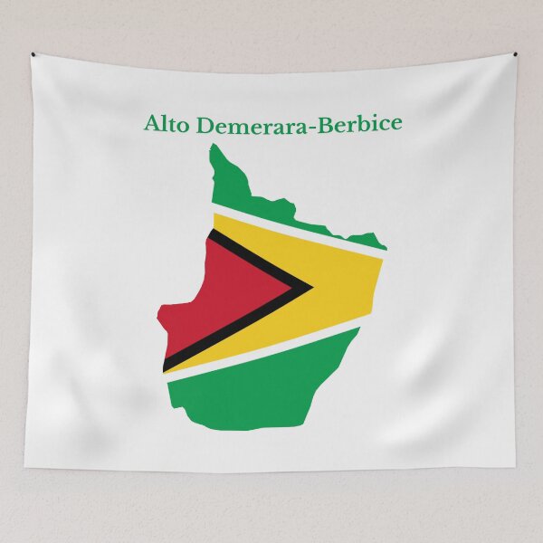 Item preview, Upper Demerara-Berbice Region Map Design, Guyana. designed and sold by marosharaf.
