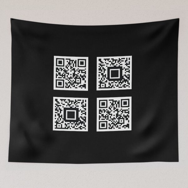 Item preview, Funny Rick Roll Meme QR Code Scan designed and sold by loka-Art.