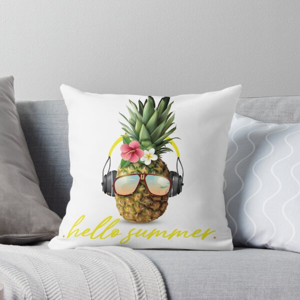 Aperçu de l'œuvre Hello summer - gift for dad, gift for mom, pineapple summer créée et vendue par SHINIGAMI-SHOP.