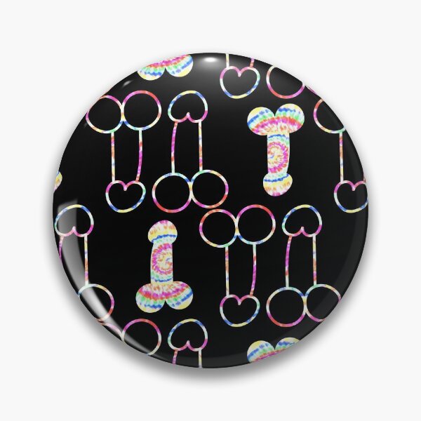 Item preview, Tie Dye Penis Pattern designed and sold by okpinsArtDesign.