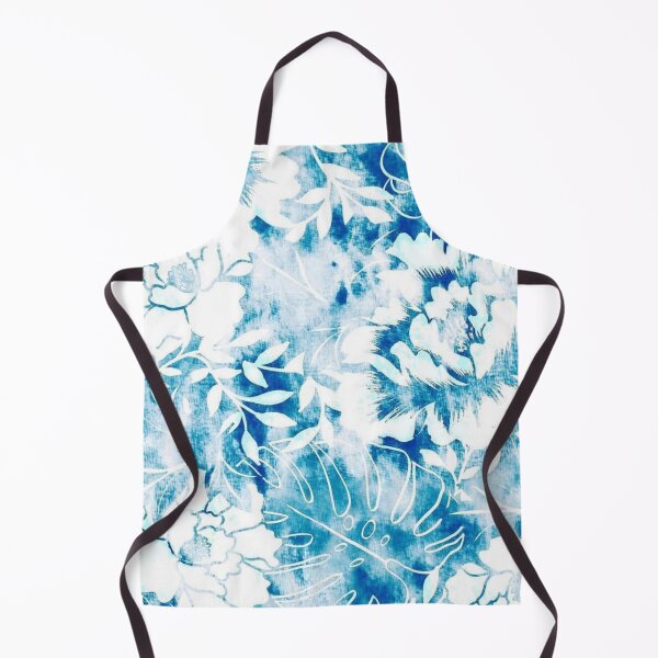 Artikelvorschau, Blau/Weiße Blumen entworfen und verkauft von Kirasstore.