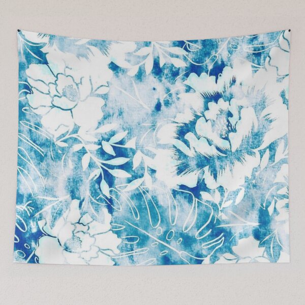 Item preview, Blue/White Flowers designed and sold by Kirasstore.