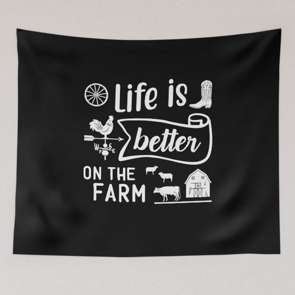 Item preview, Farmer Life Is Better On The Farm designed and sold by Betsytiptoe.