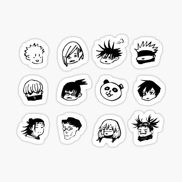 Jujutsu Kaisen Manga Icons Pack Sticker