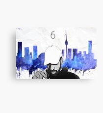 Drake - Watercolors (Blue) Metal Print