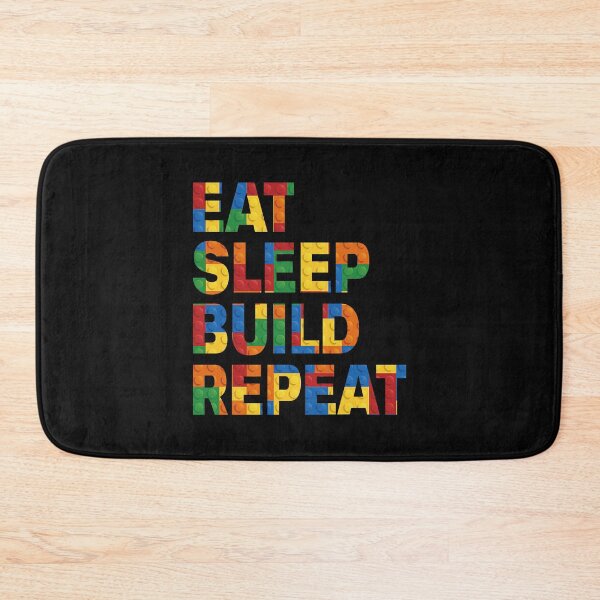 Item preview, Eat, Sleep, Build, Repeat designed and sold by nando270.