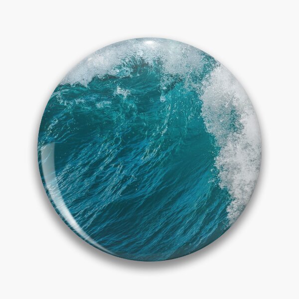Item preview, Strong Blue Breaking Sea Foamy Waves designed and sold by WorldLandscapes.