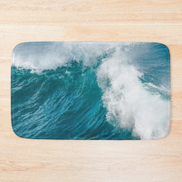 Item preview, Strong Blue Breaking Sea Foamy Waves designed and sold by WorldLandscapes.