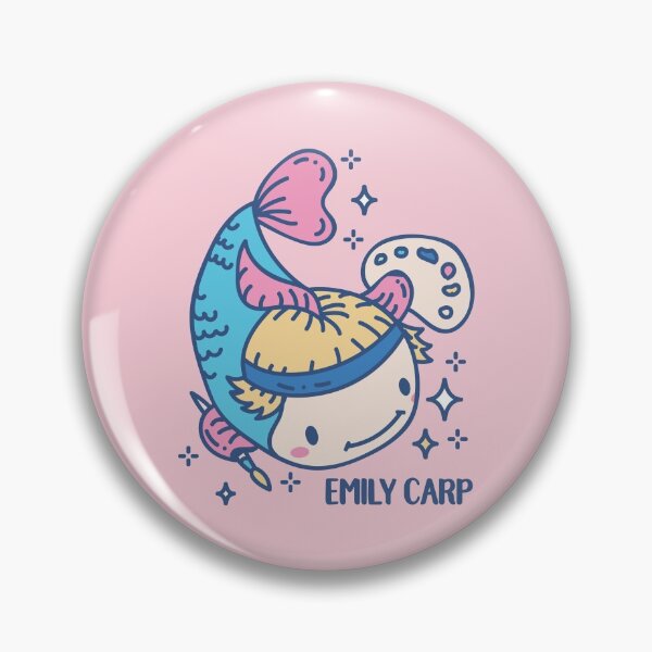 Item preview, Emily Carp Funny Animal pun  designed and sold by SPIRIMAL.