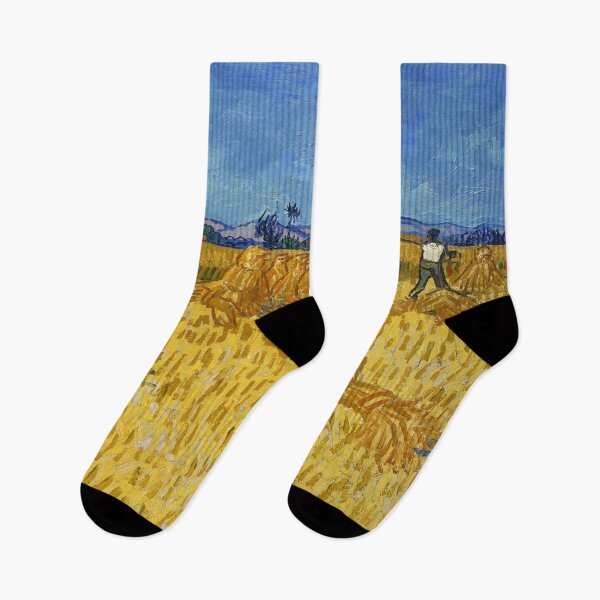 Item preview, Corn Harvest in Provence by Vincent van Gogh (1888) designed and sold by allhistory.