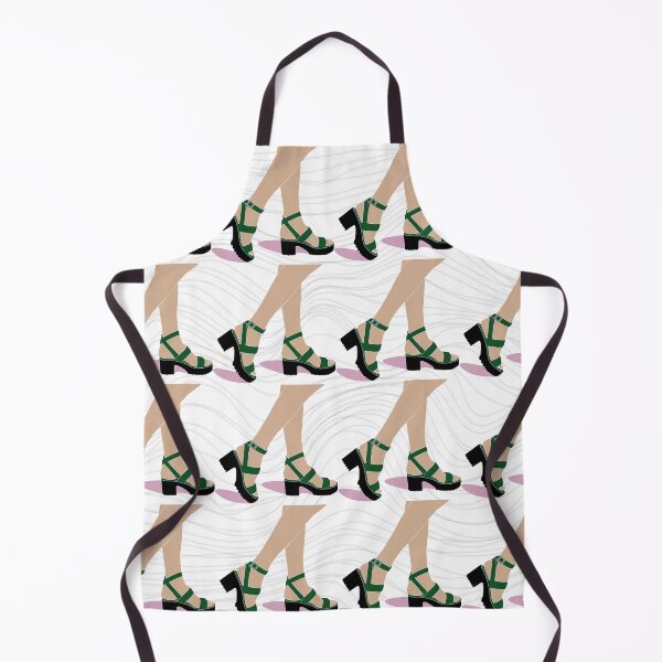 Item preview, Green and Pink Chunky Fashion Heels designed and sold by EmmaLula.