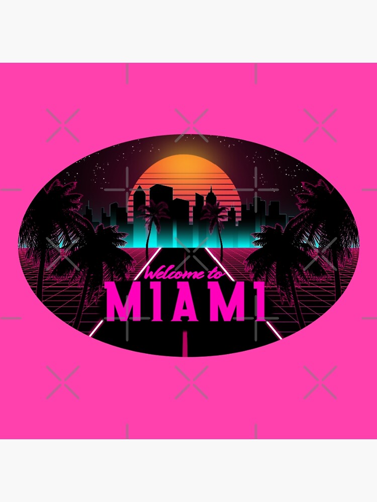 Welcome To Miami Florida | Greeting Card