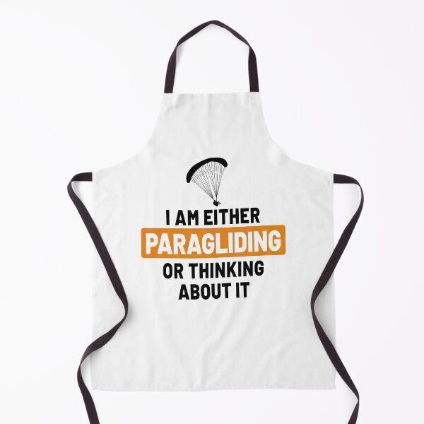 Item preview, I am either paragliding - paragliding paraglider parachute flying saying designed and sold by VollNiceDesign.