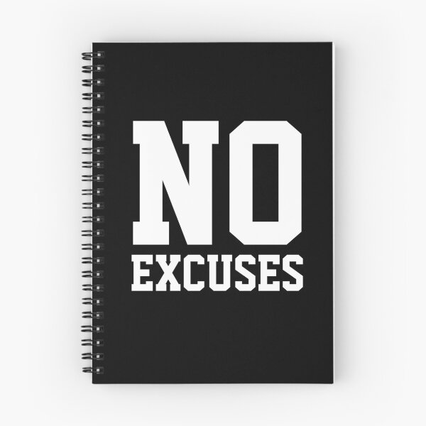 Item preview, No Excuses Workout Motivational T Shirts designed and sold by JustMindBlowing.