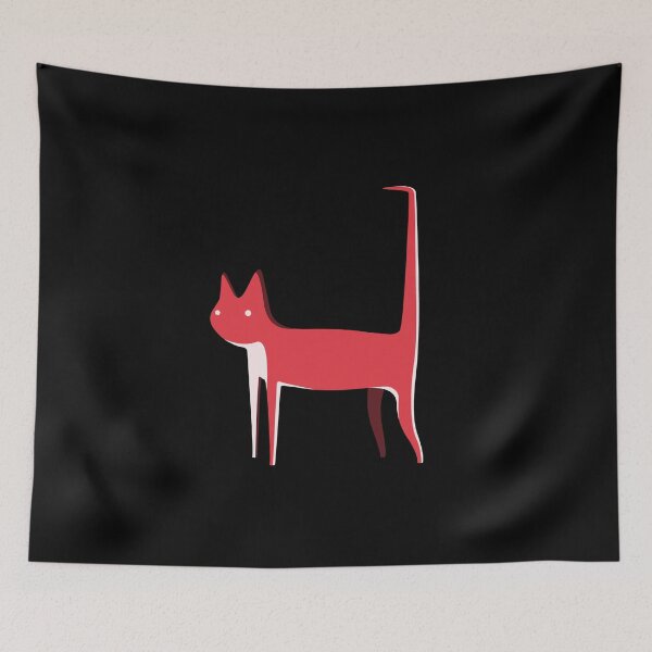 Item preview, Imaginary red porcelain cat designed and sold by On-The-Roof.