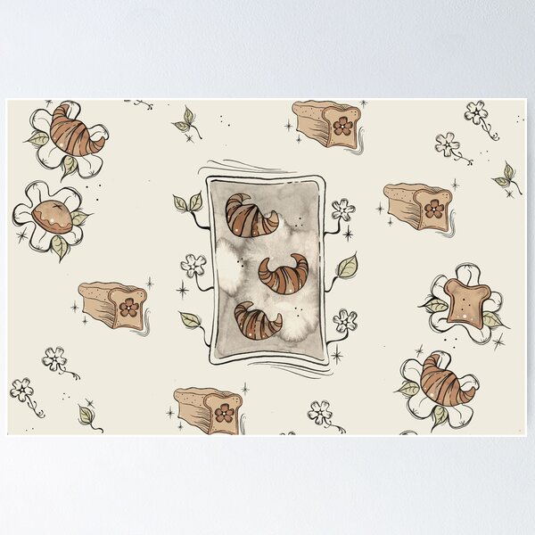 Item preview, Floral Bakery Pattern designed and sold by Molly-Lenore.