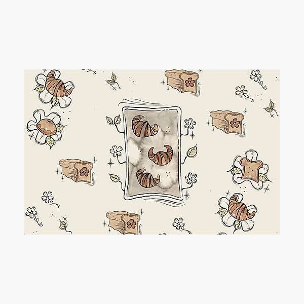 Item preview, Floral Bakery Pattern designed and sold by Molly-Lenore.