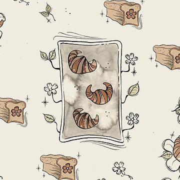 Artwork thumbnail, Floral Bakery Pattern by Molly-Lenore
