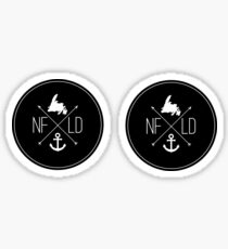 NFLD X Logo Aufkleber 2er Pack Sticker