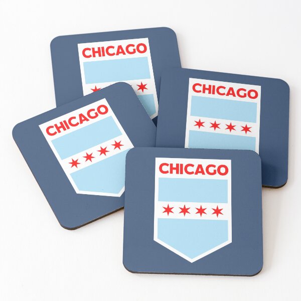 Item preview, Chicago City Flag Emblem designed and sold by SLAG-Creative.