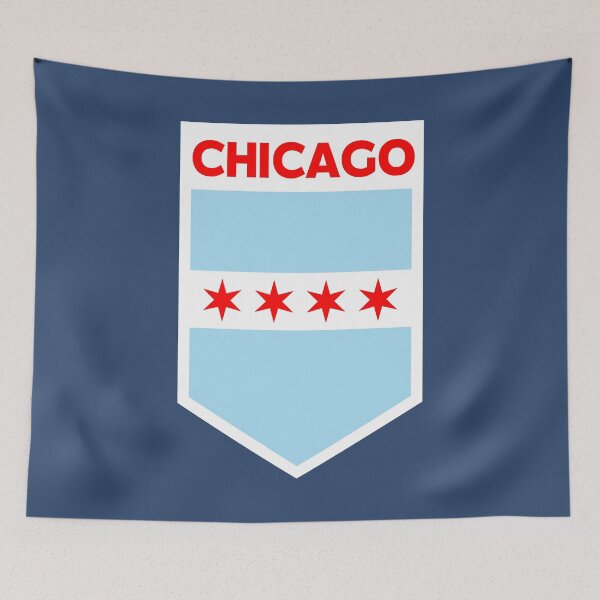 Item preview, Chicago City Flag Emblem designed and sold by SLAG-Creative.