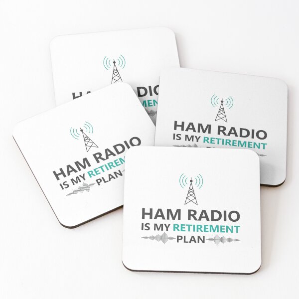 Item preview, Ham radio is my retirement plan Sign and Black & Green Text base design designed and sold by Babadollcraft.