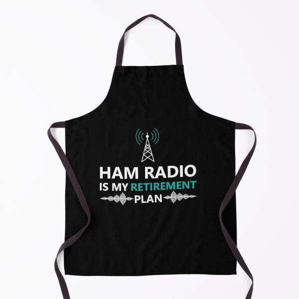 Item preview, Ham radio is my retirement plan Sign and White & Green Text base design designed and sold by Babadollcraft.