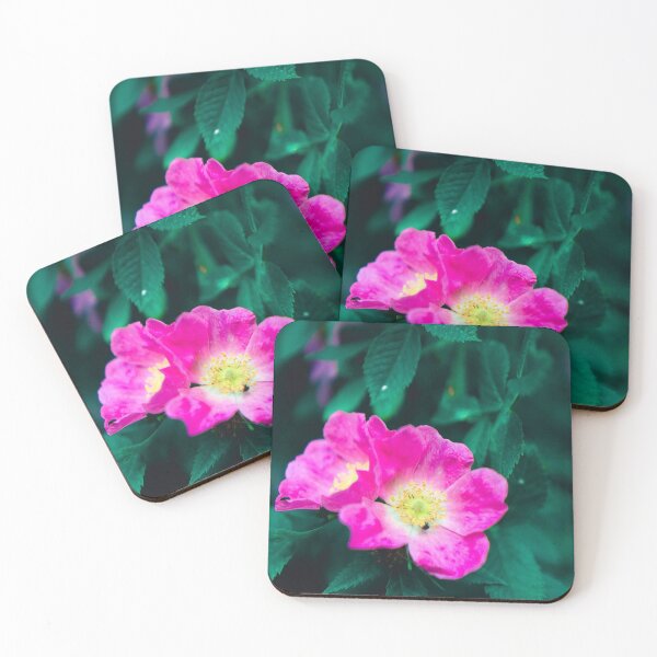 Item preview, pink flower, green leaf background designed and sold by no-photo.