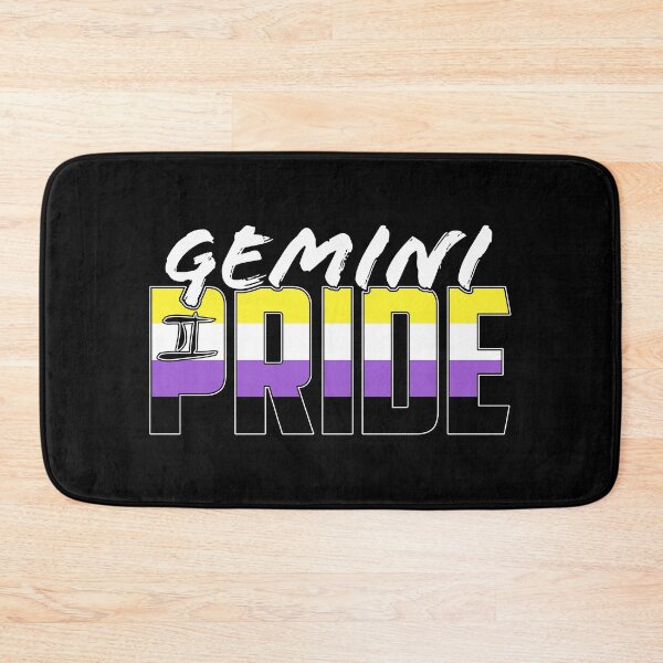 Item preview, Gemini Nonbinary Pride Flag Zodiac Sign designed and sold by Patrick Hiller.
