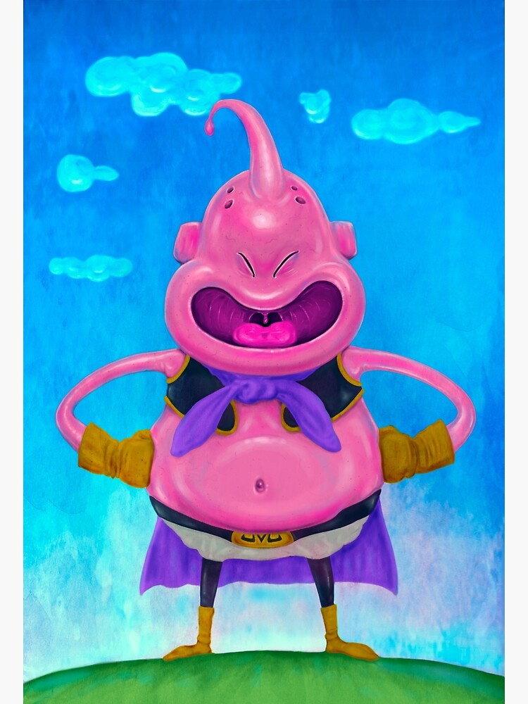 Majin Boo Canvas Print by SaulCordan, majin boo desenho 