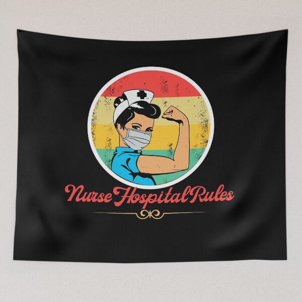 Item preview, Nurse Hospital Rules designed and sold by Cattigal.