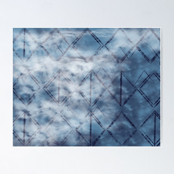 Item preview, Shibori Diamond Faded Design designed and sold by LisWilliams.