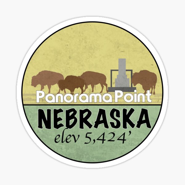 Item preview, Panorama Point Nebraska - State Highpoint #20 designed and sold by PeakButtons.