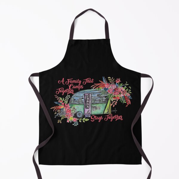 Item preview, Family camping with flower camper designed and sold by Naamira.