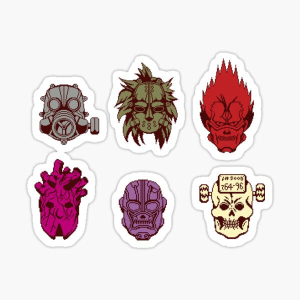 Item preview, Dorohedoro set pegatinas designed and sold by Inna Zoldyck.