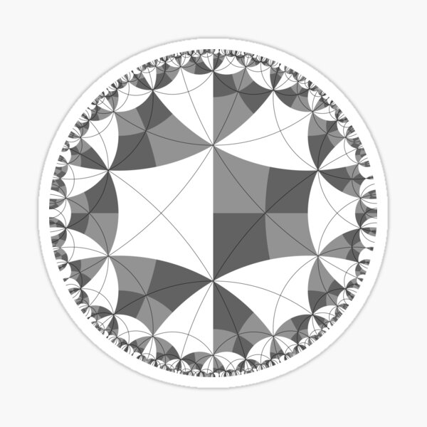 Item preview, hyperbolic square tiling designed and sold by egg-pdf.