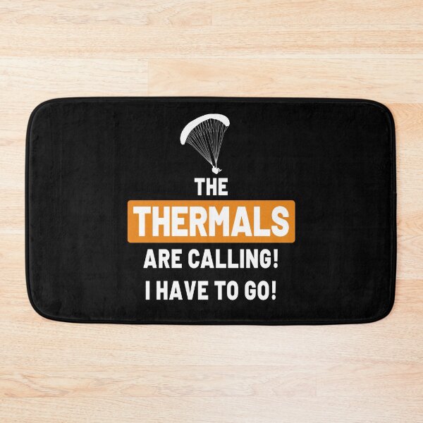 Item preview, Thermals are calling - paragliding paragliding parachute flying designed and sold by VollNiceDesign.