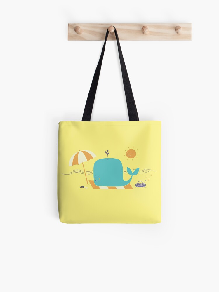 Thumbnail 1 of 2, Tote Bag, Beached Whale designed and sold by vonplatypus.