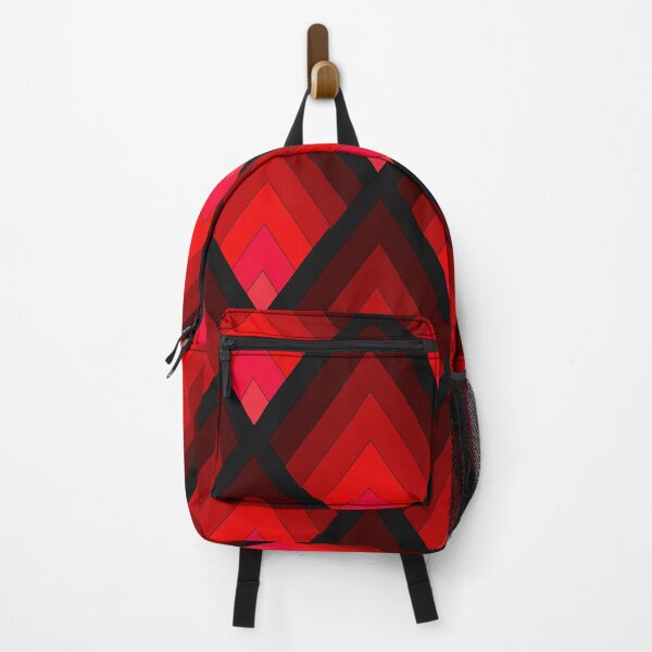 Item preview, Red Geometric Retro Diamond Shape Pattern designed and sold by LisWilliams.