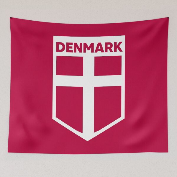 Item preview, Denmark Flag Emblem designed and sold by SLAG-Creative.