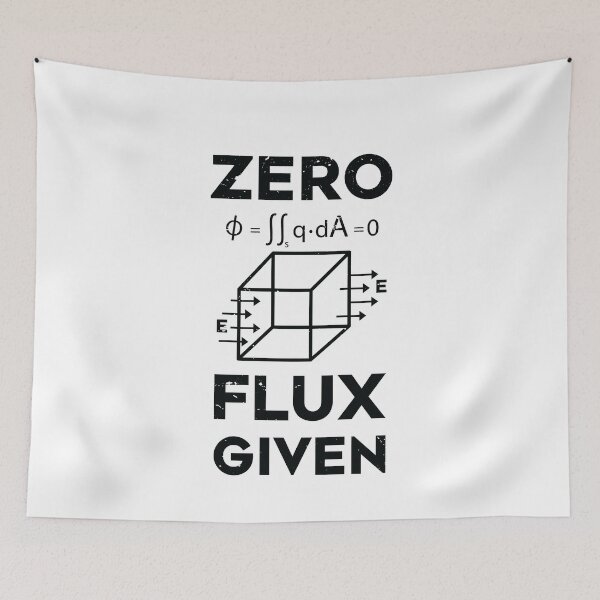 Item preview, Zero Flux Given Gauss Law Physics designed and sold by TheMattDesigns.